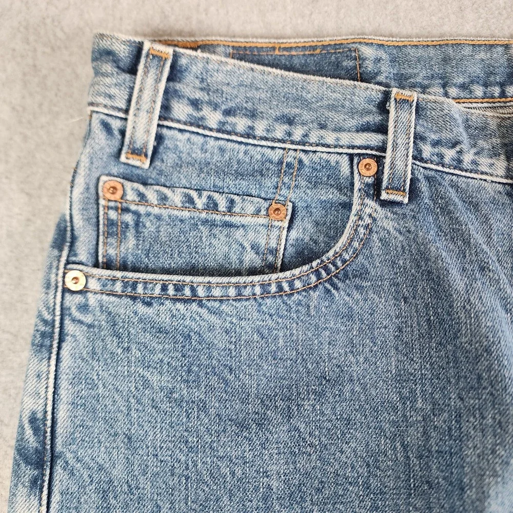 Vintage Levis 505 Jeans Mens 36x30 Blue Straight Fit Denim Medium Wash Tag 38x30